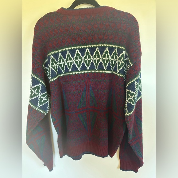 Vintage Windridge Geometric Nordic Sweater – Made in Korea – M (Oversized) - Picture 7 of 7